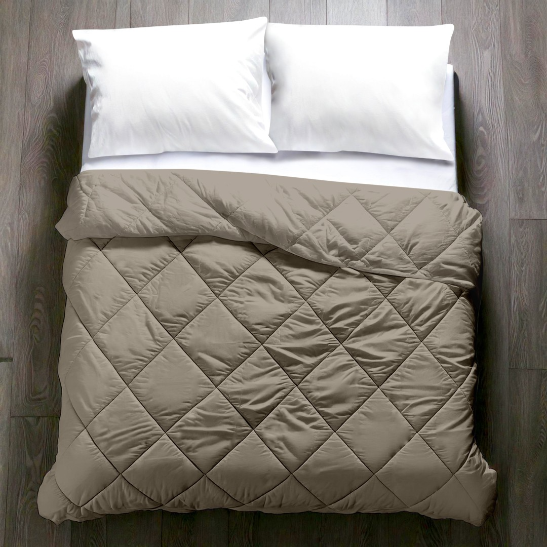 Cotton Eazzzy Quilt Taupe