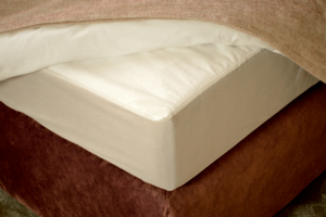 Molton matrasbeschermer 90x200 cm met 35 cm hoek