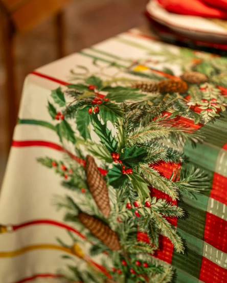 Kersttafelkleed Pinoel