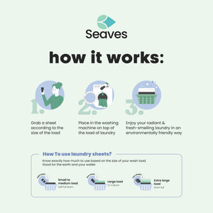 Seaves Wasstrips | Blue chimes