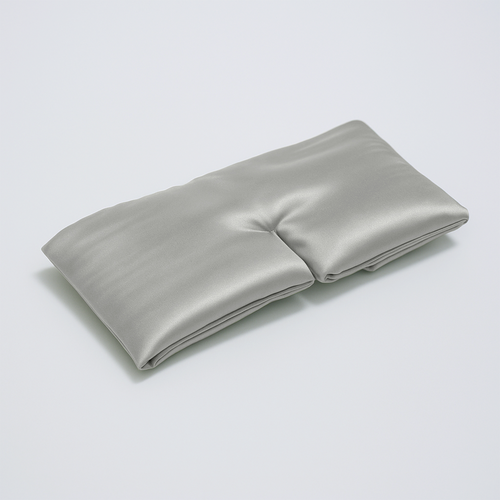 Silky slaapmasker licht grijs