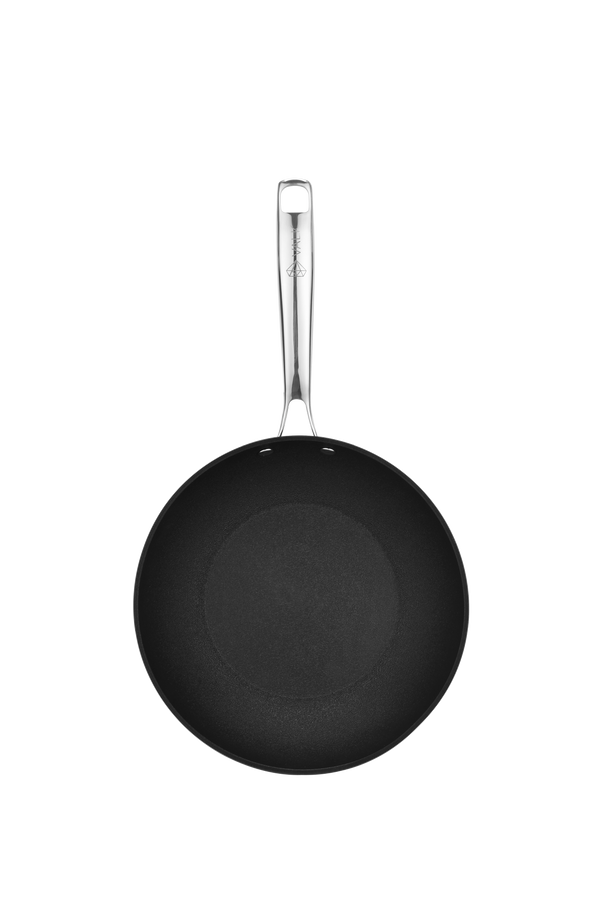 Wokpan 28 cm – Aluminium pan voor inductie en gas