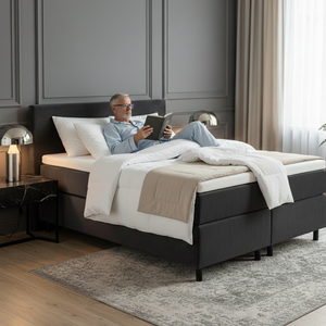 Boxspring met comfort topper van 8 cm