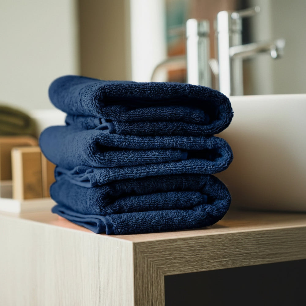 Handdoek - Navy Blue