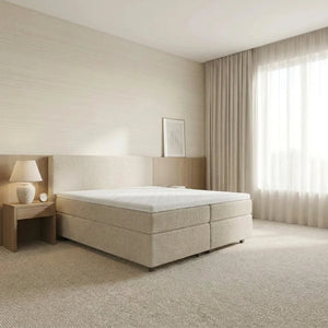 Barcarola Hotelbed + Gestoffeerd matras + Topper + Hoofdbord