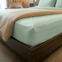 Hoeslaken - Light Bean Green