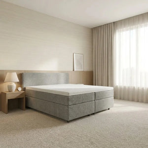 Barcarola Hotelbed + Gestoffeerd matras + Topper + Hoofdbord