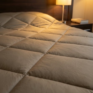 Cotton Eazzzy Quilt Percale Katoen – Luxe Bedsprei - Taupe