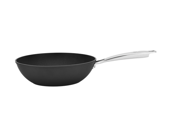 Wokpan 28 cm – Aluminium pan voor inductie en gas